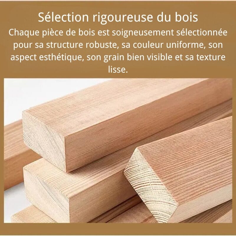 Gros plan de planches de bois lisses et empilées, idéales pour fabriquer des boules de glace robustes.