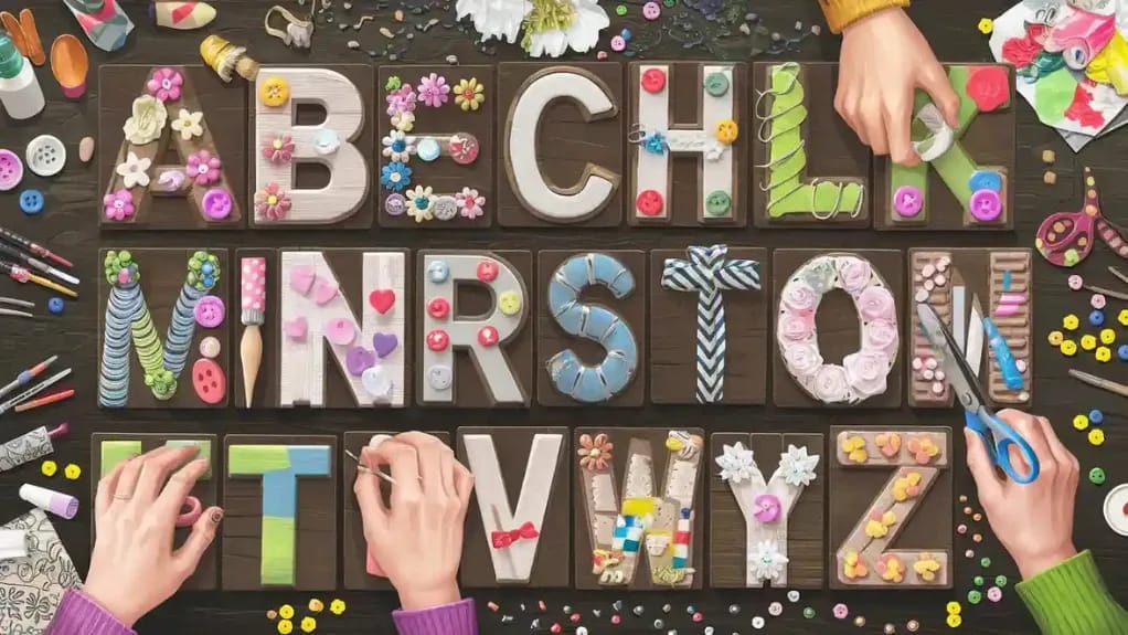 Comment décorer des lettres en bois : 23 idées déco créatives