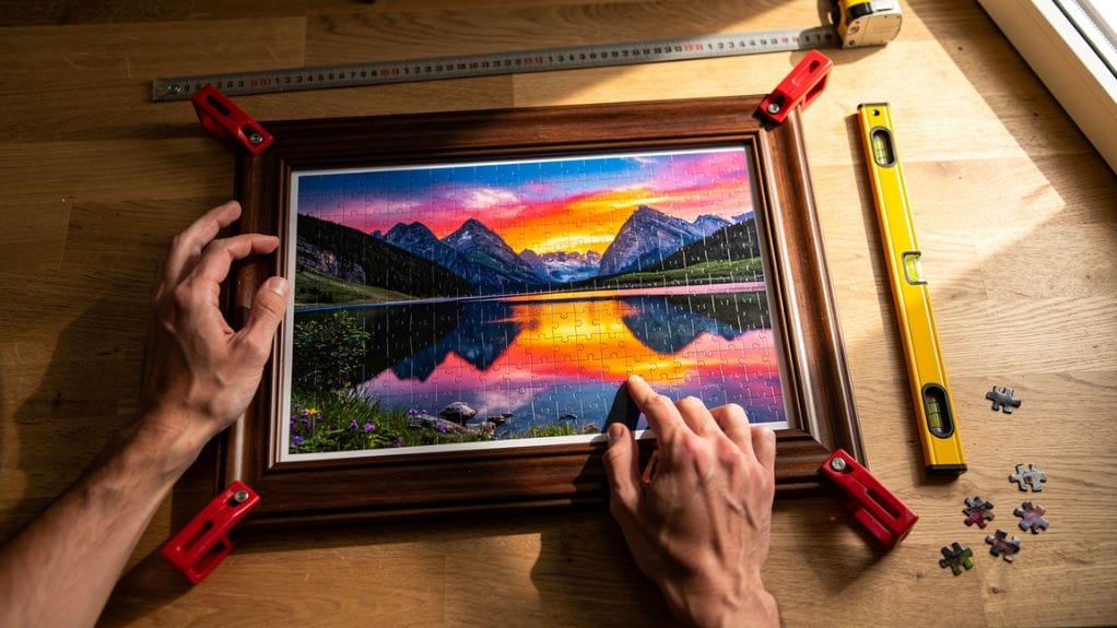 Comment encadrer un puzzle en bois : 2 méthodes pas à pas