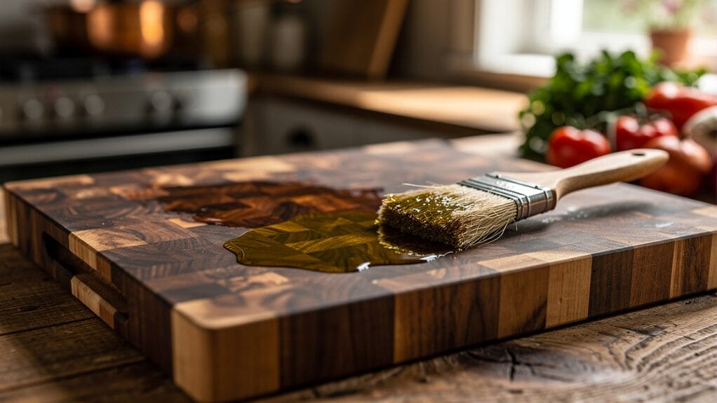 Huile sur planche à découper en bois, entretien pour la durabilité. Quelle planche à découper choisir ?