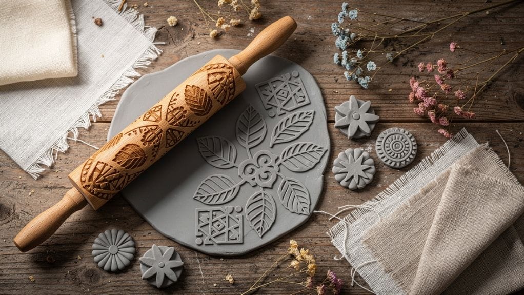 comment utiliser un rouleau à pâtisserie à motifs